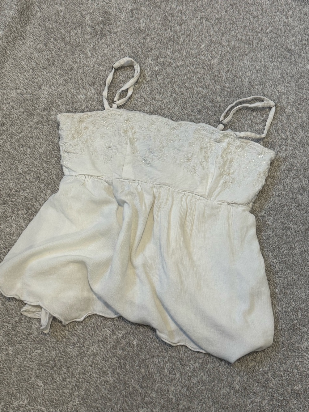 White Hollister Tank Size Small